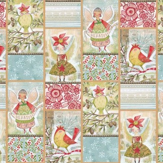 Blend Fabrics - Merry Stitches - Little World of Wonder Panel Multi 112.104.02.1