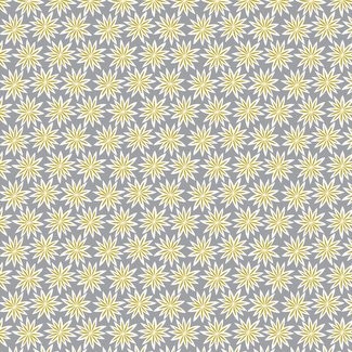 Blend Fabrics- Ana Davis- Pippa 113.103.03.2 Sunstar Grey