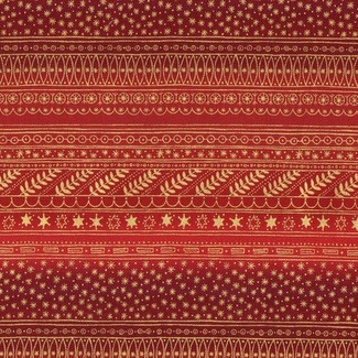 Alexander Henry Fabrics - Filigree Stripe 7818 B Red 
