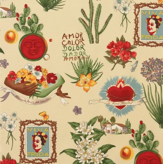 Alexander Henry Fabrics - Folklorico - Viva Frida 1406 AR Parchment 