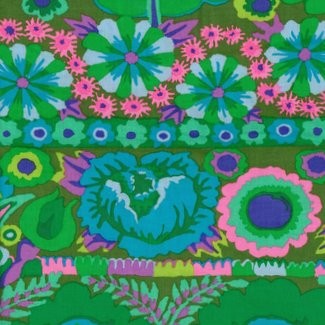 Free Spirit Fabrics - Kaffe Fassett - Embroidered Flower - GP185 Green
