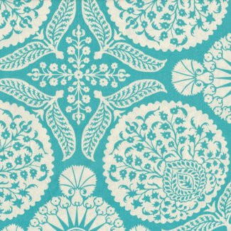 Free Spirit Fabrics - Flora by Joel Dewberry -  Bazzar JD102 Eucalyptus
