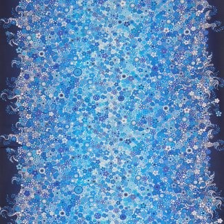 Robert Kaufman Fabrics - Effervescence Digital - Circles and Dots Water 18159-246