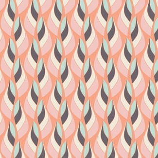 Art Gallery Fabrics - Winged by Bonnie Christine - Metamorphosis Quartz WNG-1021 