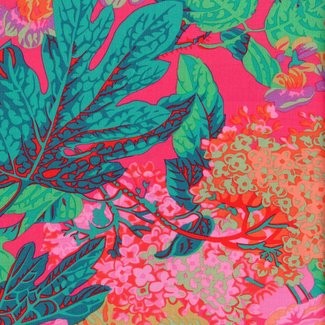 Free Spirit Fabrics - Kaffe Fassett Collective - Philip Jacobs - Floral Burst PJ29 Red