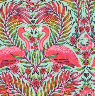 Free Spirit Fabrics -  Daydreamer by Tula Pink - Pretty in Pink TP169 Mango
