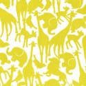 Michael Miller Fabrics - Animal Silhouettes by Cyntia Rowley - CR6152 Citron