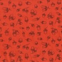 Free Spirit Fabrics - Forest Floor by Rachel Hauer - Acorn -RH24 Red