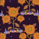 Free Spirit Fabrics - Conservatory by Nathalie Lété - Sunny Village NL003 Maize