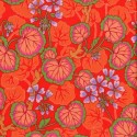 Free Spirit Fabrics - Kaffe Fassett Collective - Philip Jacobs -Climbing Geraniums PJ110 Red