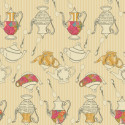 Art Gallery Fabrics - Splendor 1920 by Bari J. - Tea Delights Honey SPL-30014 