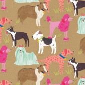Blend Fabrics - Pedigree Kraft by Maude Asbury - Best in Show Doggone Cute 101.116.01.2