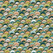Blend Fabrics- Ana Davis- Harmony 111.106.05.2 Kaatni Blue