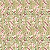 Blend Fabrics - Merry Stitches - Much Joy Beige 112.104.04.1