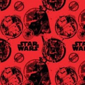Camelot Fabrics - Star Wars III - Danger in Red 73100308 #1