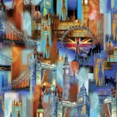 Kanvas Studios - Cityscapes by Maria Kalinowski - Bright City of London 8348B-99 