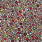 Alexander Henry Fabrics - Mashama Dot - Taupe Multi 7867 A