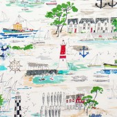 Alexander Henry Fabrics - American Coast - The Harbor - Natural 7898A