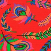 Free Spirit Fabrics - Kaffe Fassett Collective  - Brandon Mably - Tickle My Fancy BM80 Red