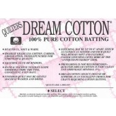 Quilters Dream Cotton Batting - Select 236cm