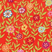 Free Spirit Fabrics - Kaffe Fassett Collective - Kaffe Fassett -Busy Lizzy GP175 Red