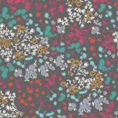 Art Gallery Fabrics - Indelible by Katarina Roccella - Floret Stains Mulberry IDL-2224