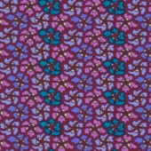 Rowan Stoffe - Liberty Art Fabrics - Mosaic Flower LB28 Blue