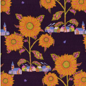 Free Spirit Fabrics - Conservatory by Nathalie Lété - Sunny Village NL003 Maize