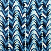 Alexander Henry Fabrics - Olympia - Tropolis - Black/Blue 7612A