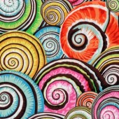 Free Spirit Fabrics - Kaffe Fassett Collective - Philip Jacobs - Spiral Shells PJ73 Multi