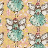 Free Spirit Fabrics - Riddles & Rhymes Fairy TG151 Lemon