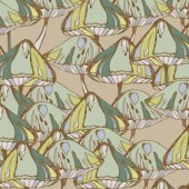 Free Spirit Fabrics - Riddles & Rhymes Toadstool TG160 Sand