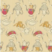 Art Gallery Fabrics - Splendor 1920 by Bari J. - Tea Delights Honey SPL-30014 