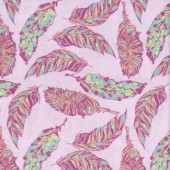 Free Spirit Fabrics - Tina Givens - Feather Flock - Feather Flocks TG170 Lilac