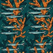 Free Spirit Fabrics - Mariana by Rachel Hauer - Artful Anchovy RH081 Teal