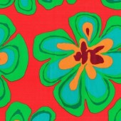 Free Spirit Fabrics - Kaffe Fassett Collective - Brandon Mably Funky Flora BM11 Watermelon