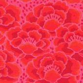 Free Spirit Fabrics -Kaffe Fassett - Tonal Floral GP197 Red