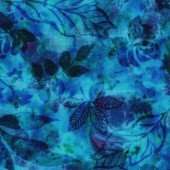 P&B Textiles - Botanics Backing 108" Blue