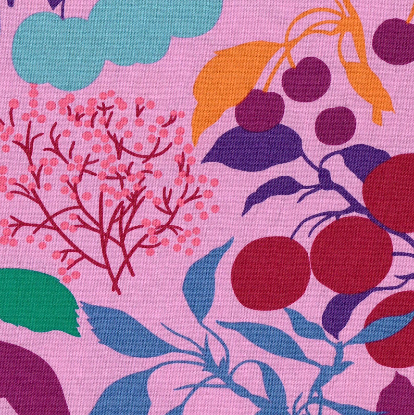 Alexander Henry Fabrics - Rainbow - Wilderberry 8746 C