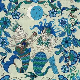 Alexander Henry Fabrics - Esqueletos del Mar 8718 A