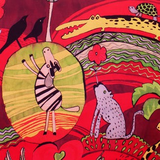 Alexander Henry Fabrics - Mashama - Red 7865 A