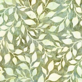 Robert Kaufman - Lunn Studios for Artisan Batiks - Summer Flowers 18792-34 Sage