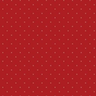 Riley Blake - Bee Cross Stitch by Lori Holt - C475R Barn Red