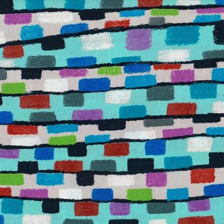 Free Spirit Fabrics - Keiko Goke - Step by Step - A long Way CPKG 009 Aqua