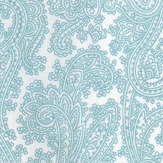 Michael Miller Fabrics - Posh Paisley - DC4896 Robin's Egg
