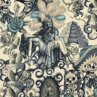 Alexander Henry Fabrics - De Leon Design Group - "Contigo" 7204 C