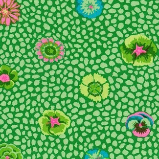 Free Spirit Fabrics - Kaffe Fassett Collective Classics by Kaffe Fassett - Guinea Flower GP59 Moss