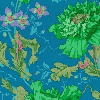 Free Spirit Fabrics - Kaffe Fassett Collective - Philip Jacobs PJ127 Papaver Green