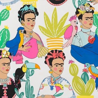 Alexander Henry Fabrics - "frida con las plumas" 8857A