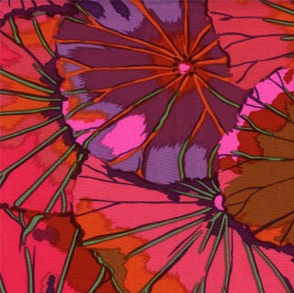 Free Spirit Fabrics- Kaffe Fassett -  Lotus Leaf - Wine GP29